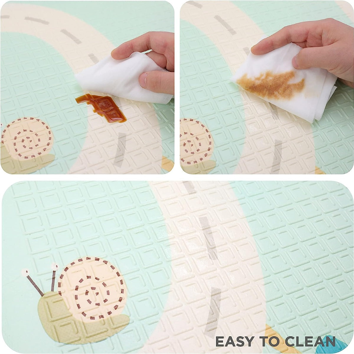 Little Angel Baby Playmat Zoo Animal Double Sided