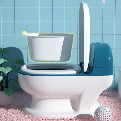 Little Angel Baby Potty Training White-Blue Little Angel Yallatoys
