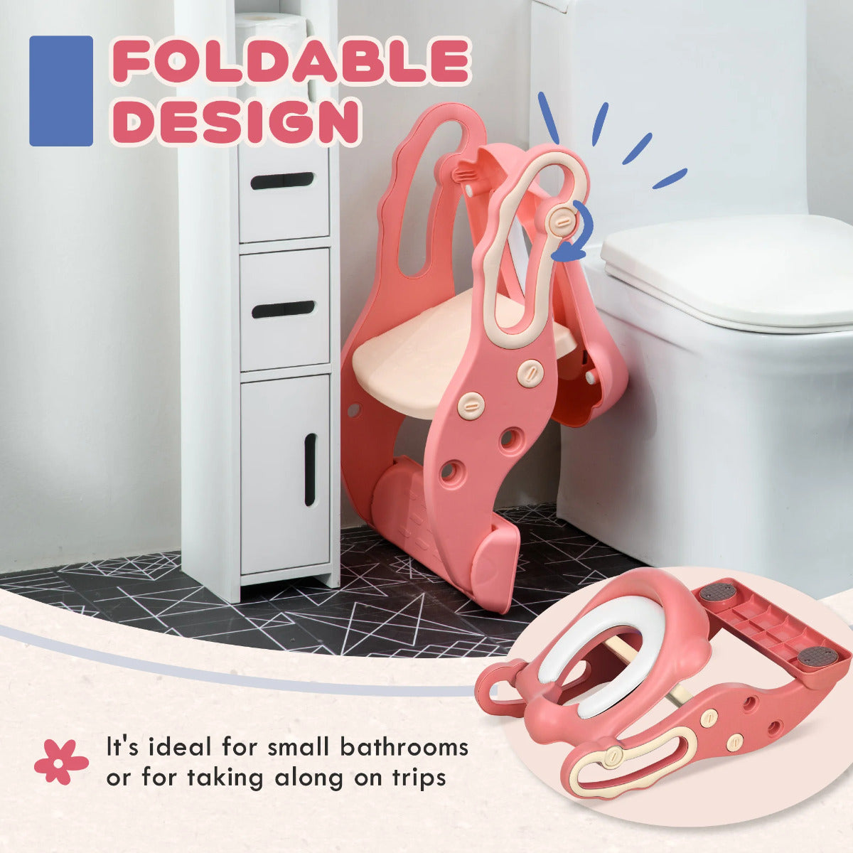 Little Angel Potty Training Step Potty Pink Little Angel Yallatoys