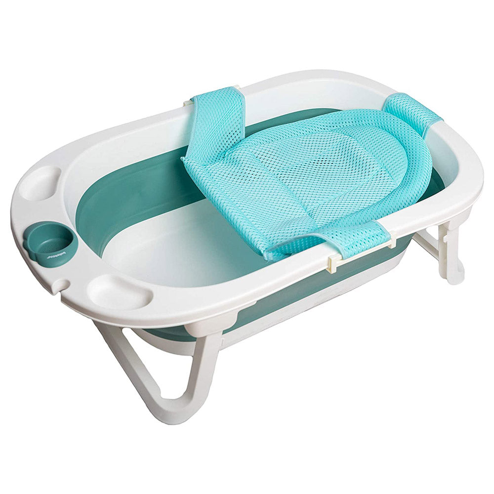 Little Angel Baby Bathtub Bath Net Booster Blue Little Angel Yallatoys