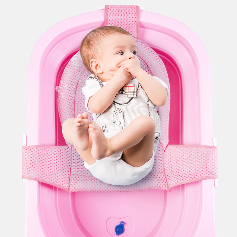 Little Angel Baby Bathtub Bath Net Booster Pink Little Angel Yallatoys