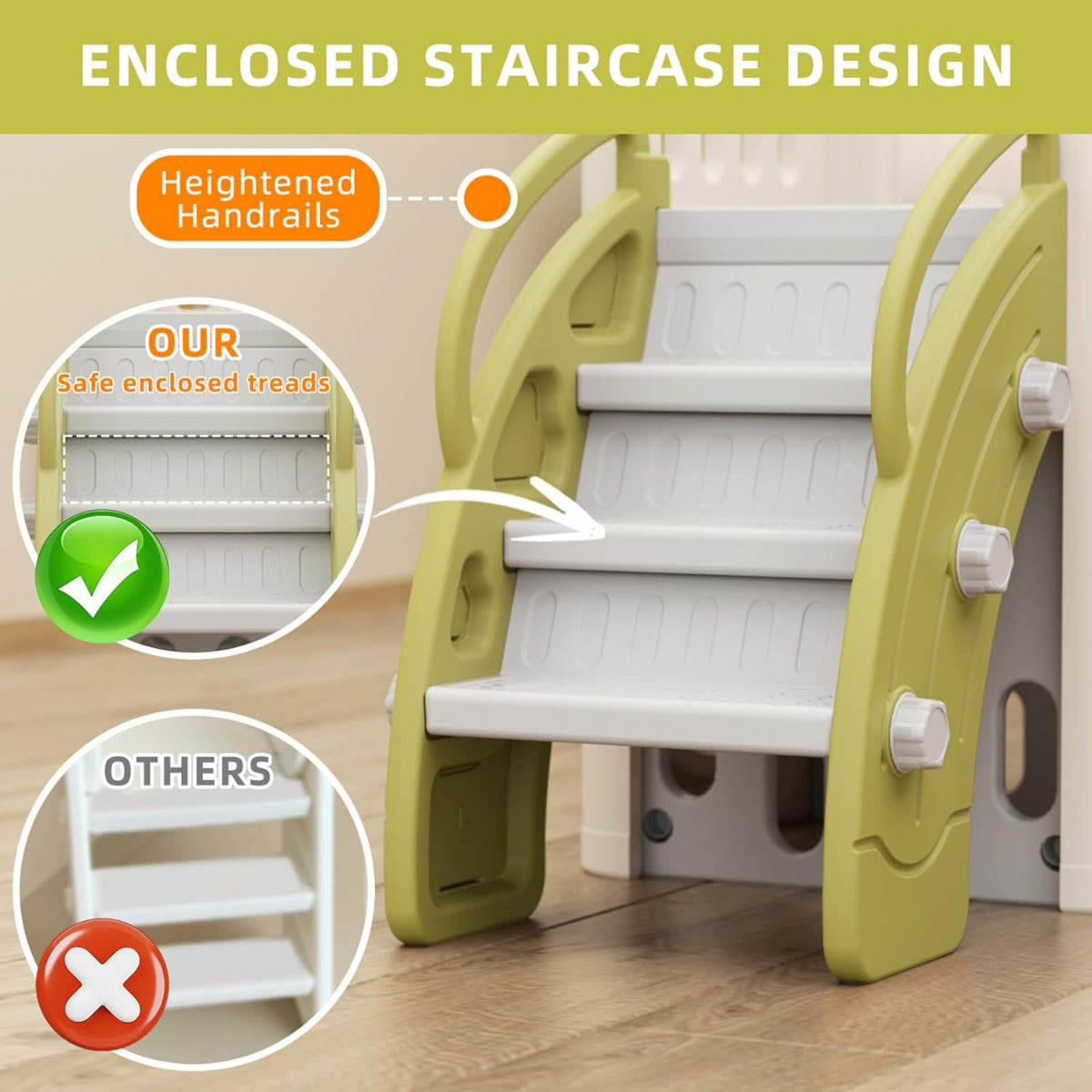 Buy Little Angel Kids Tree House slide Green | Yallatoys.com