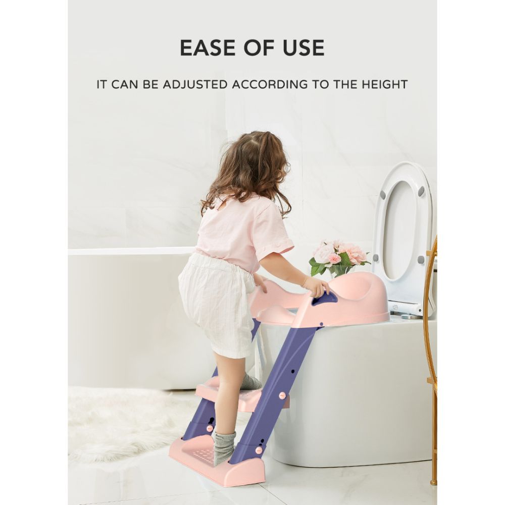 Little Angel Potty Training Toilet Seat Pink-Purple Little Angel Yallatoys