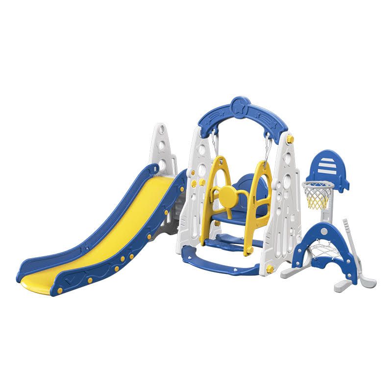 Buy Little Angel Kids Slide And Swing Blue | Yallatoys.com