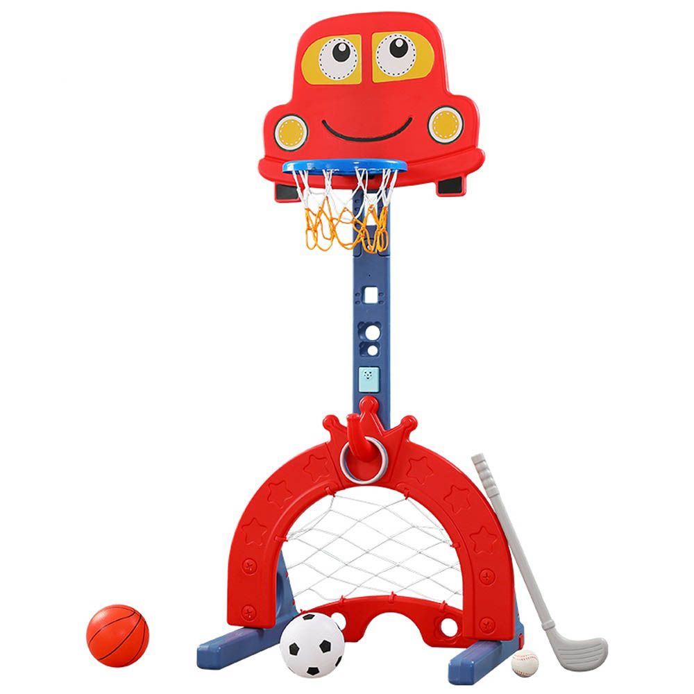 Buy Little Angel 2 in 1 Kids Football and Basketball Red | Yallatoys.com
