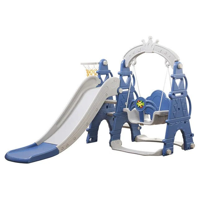 Buy Little Angel Kids Toys Slide and Swing Blue | Yallatoys.com