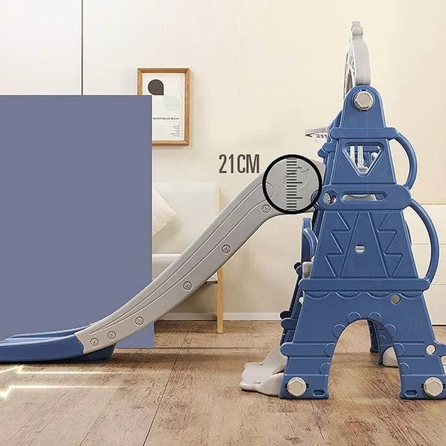Buy Little Angel Kids Toys Slide and Swing Blue | Yallatoys.com