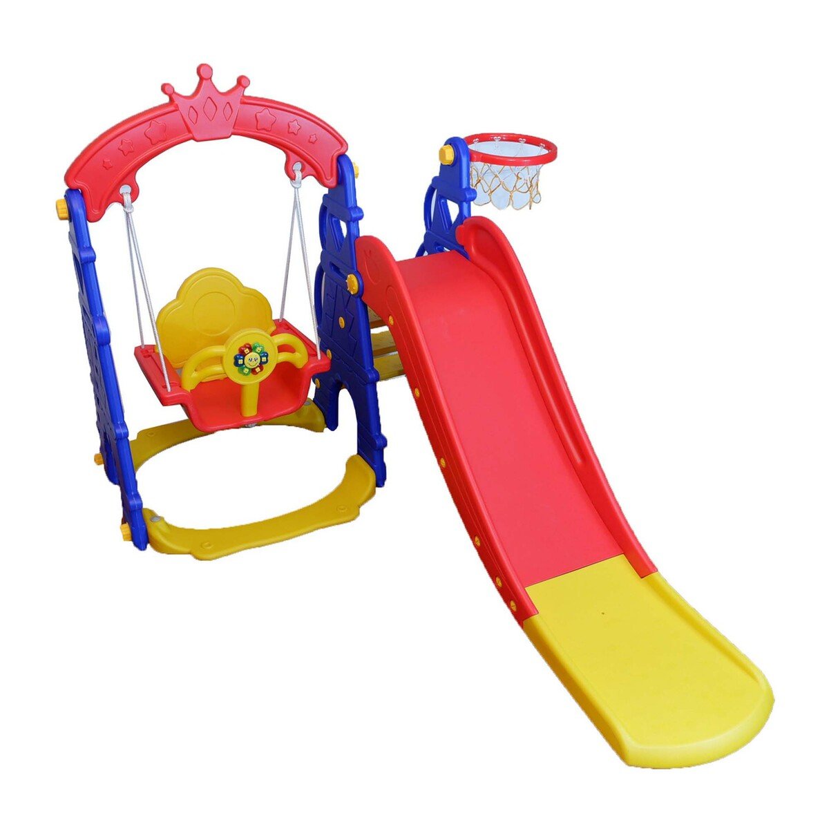 Buy Little Angel Kids Toys Slide and Swing Red | Yallatoys.com