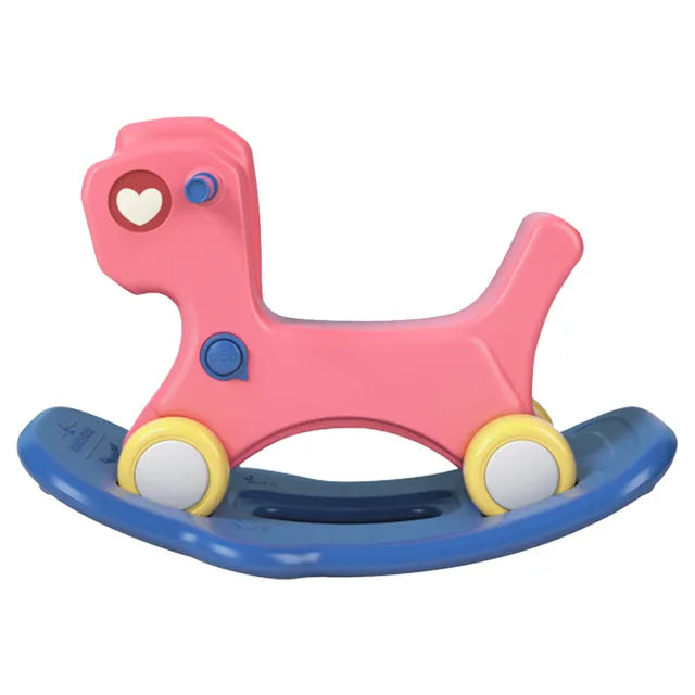 Buy Little Angel Kids Rocking Horse And Ride 2 In 1 Pink | Yallatoys.com