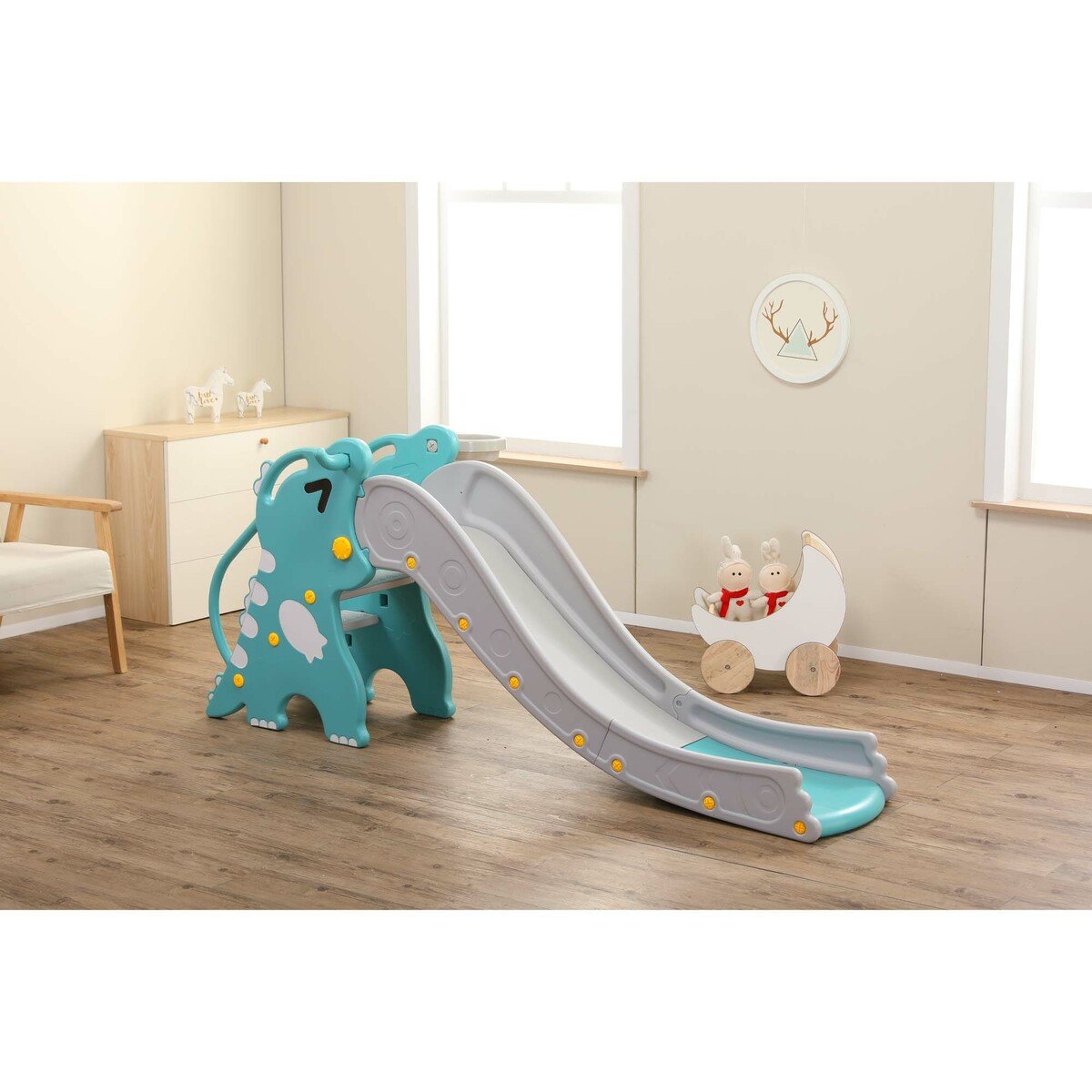 Buy Little Angel Kids Toys Dino Slide Green | Yallatoys.com
