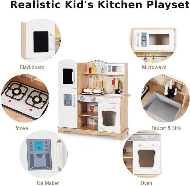 Buy Little Angel Kids Wooden Kitchen | Yallatoys.com