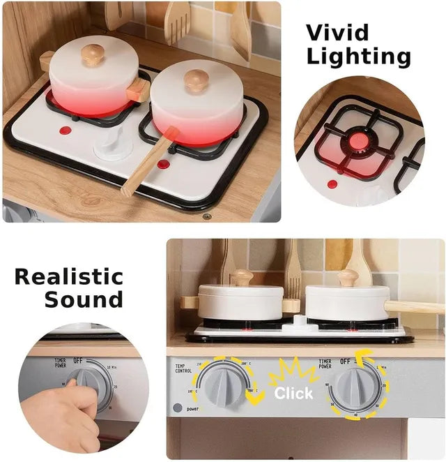 Buy Little Angel Kids Wooden Kitchen | Yallatoys.com