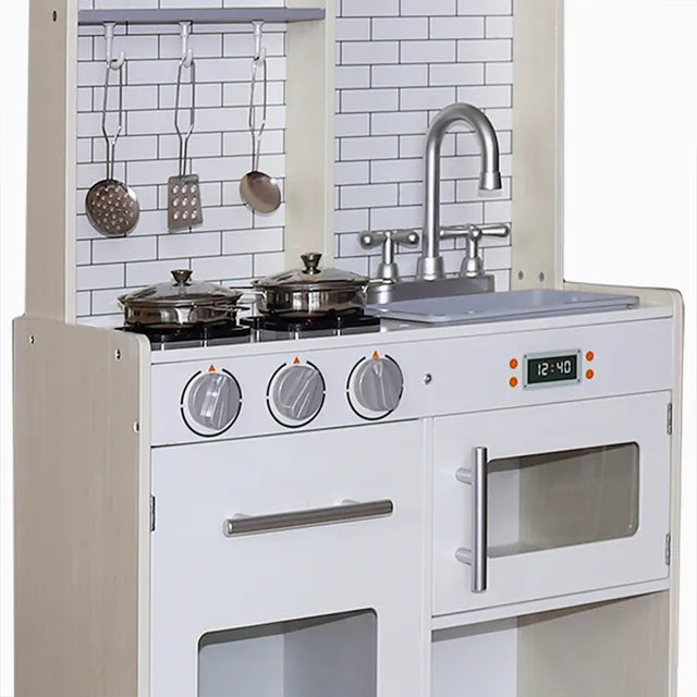 Buy Little Angel Kids Wooden Kitchen Set White | Yallatoys.com