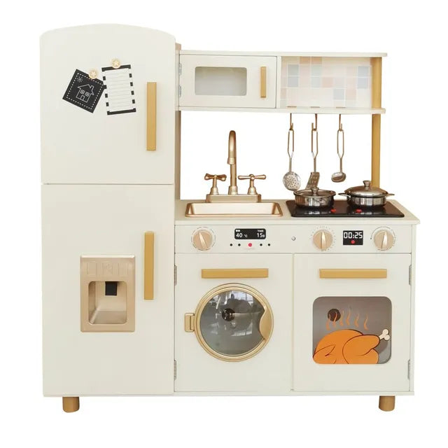Buy Little Angel Wooden Kitchen Pretend Interactive Play Set | Yallatoys.com