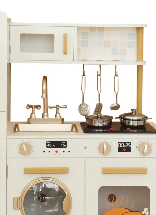 Buy Little Angel Wooden Kitchen Pretend Interactive Play Set | Yallatoys.com
