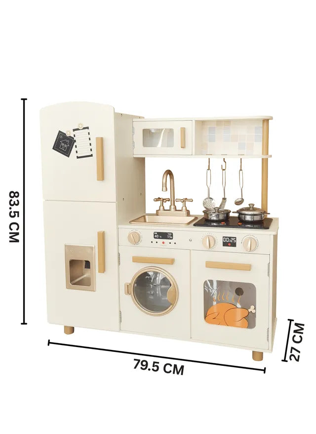 Buy Little Angel Wooden Kitchen Pretend Interactive Play Set | Yallatoys.com