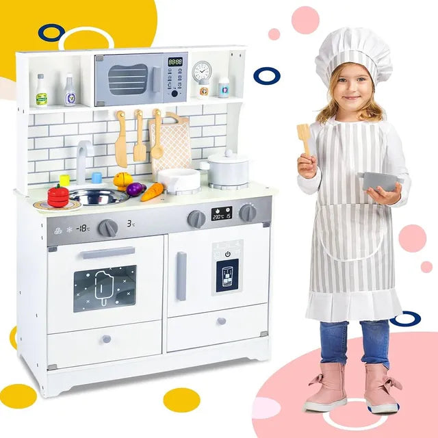 Buy Little Angel Kids Wooden Kitchen W10C1003 | Yallatoys.com