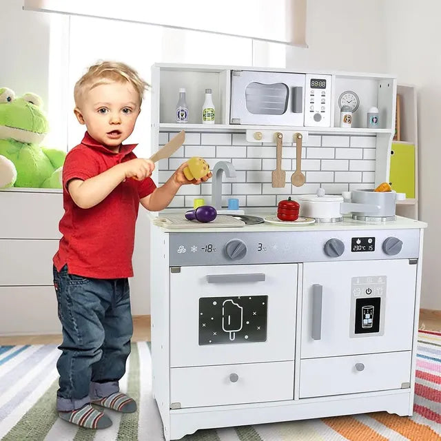 Buy Little Angel Kids Wooden Kitchen W10C1003 | Yallatoys.com