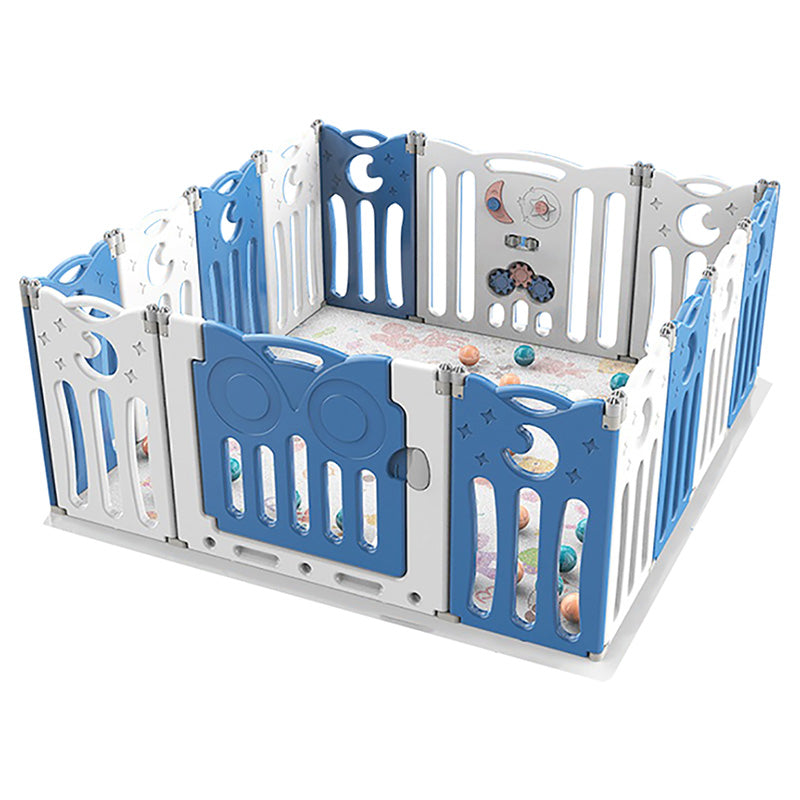 Little Angel Baby Foldable Play Yard Playpen Blue Little Angel Yallatoys