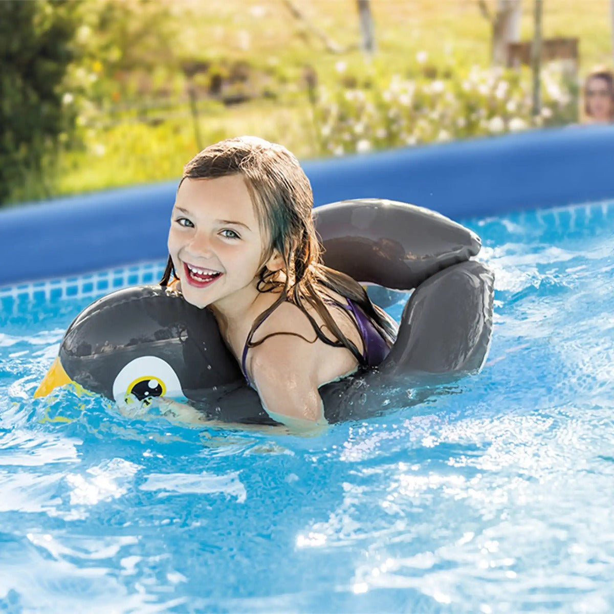 large outdoor family swimming pool