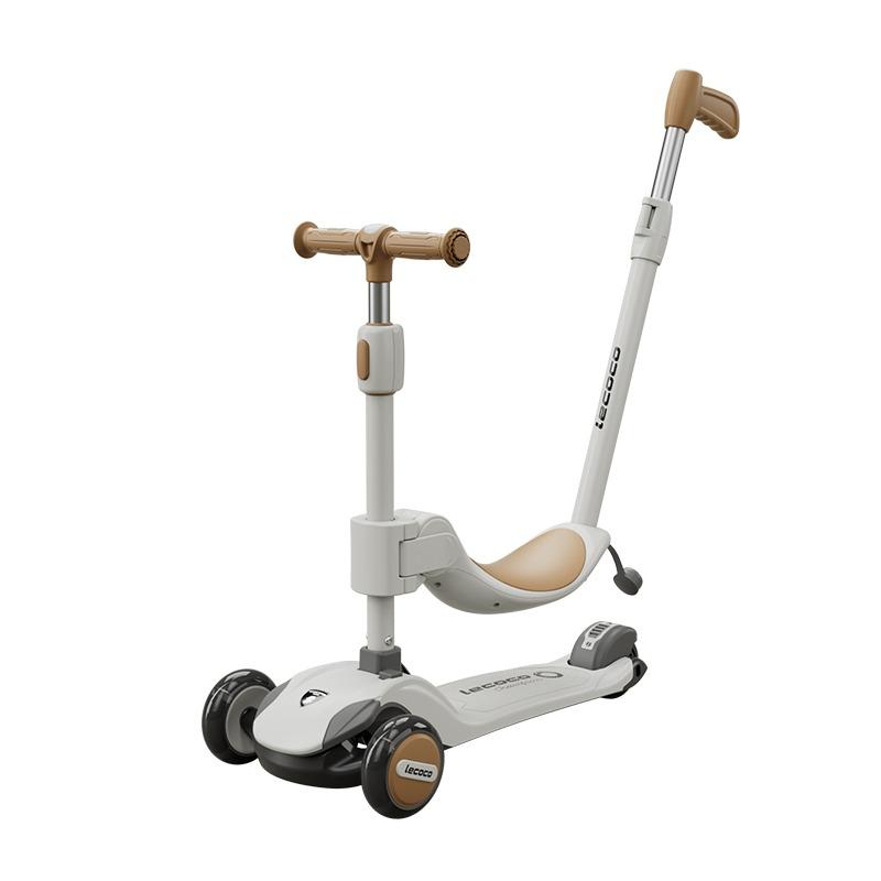 Buy Lecoco 3 in 1 Scooter Brown | Yallatoys.com