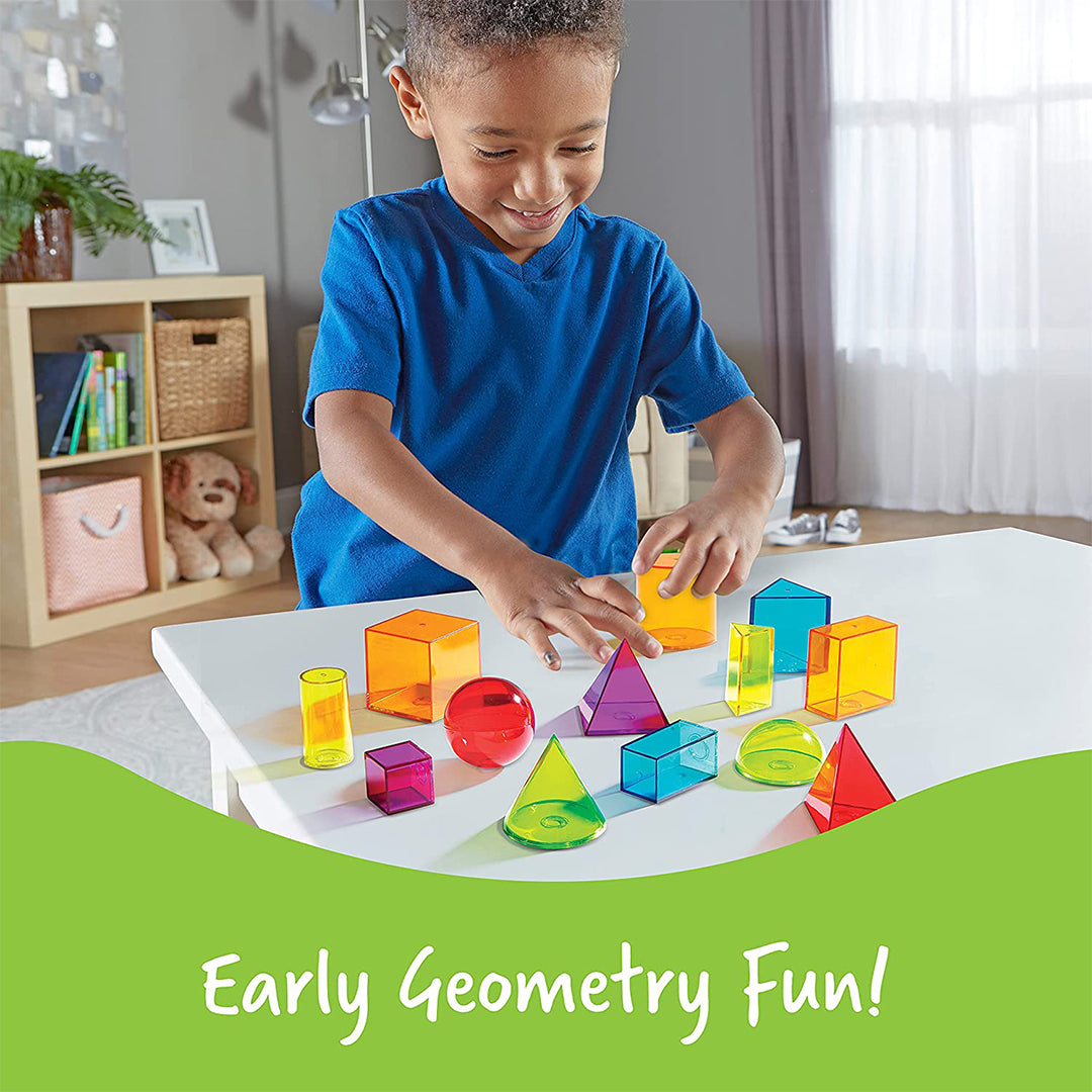 Buy Learning Resources View Thru Geometric Solids Set of 14 | Yallatoys.com