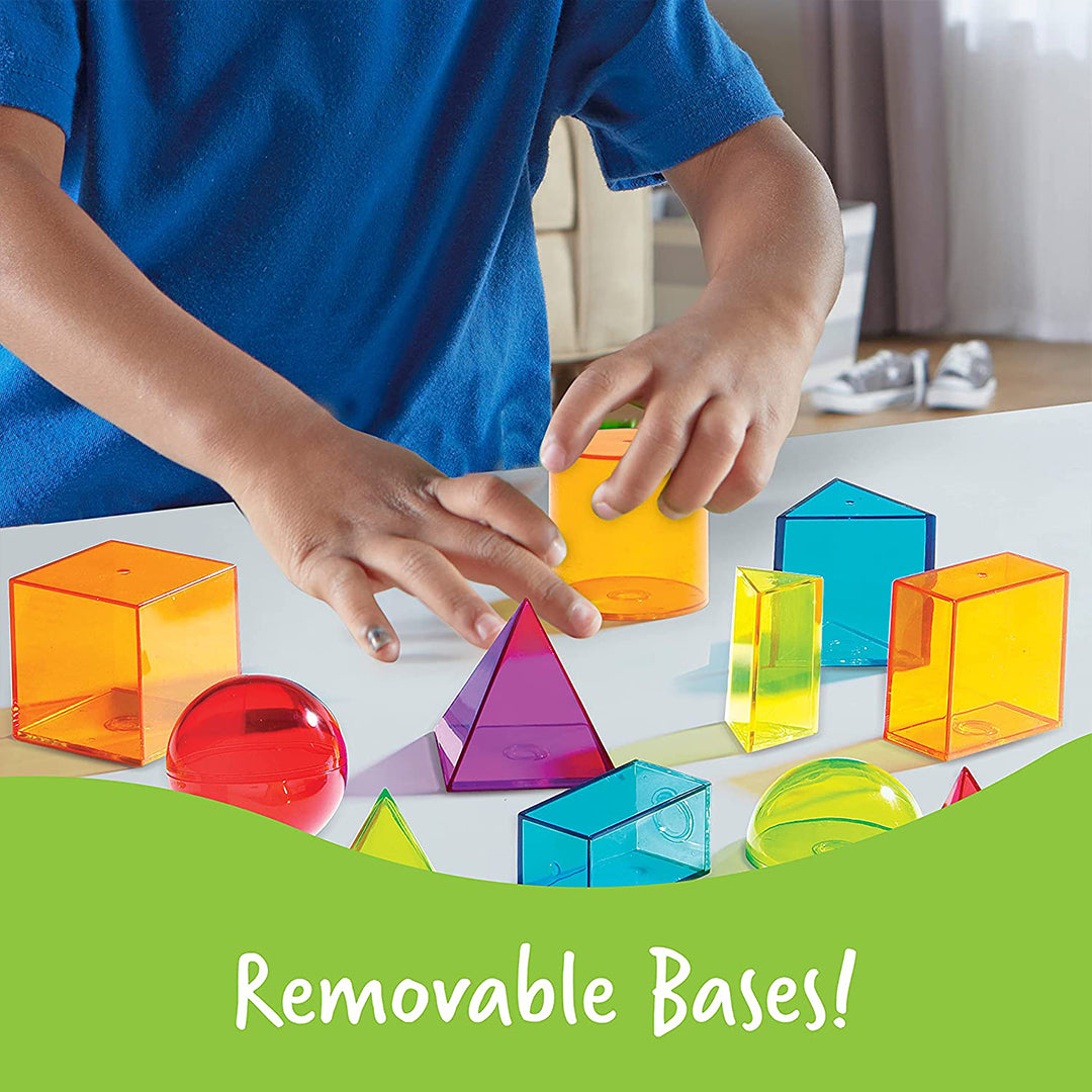 Buy Learning Resources View Thru Geometric Solids Set of 14 | Yallatoys.com