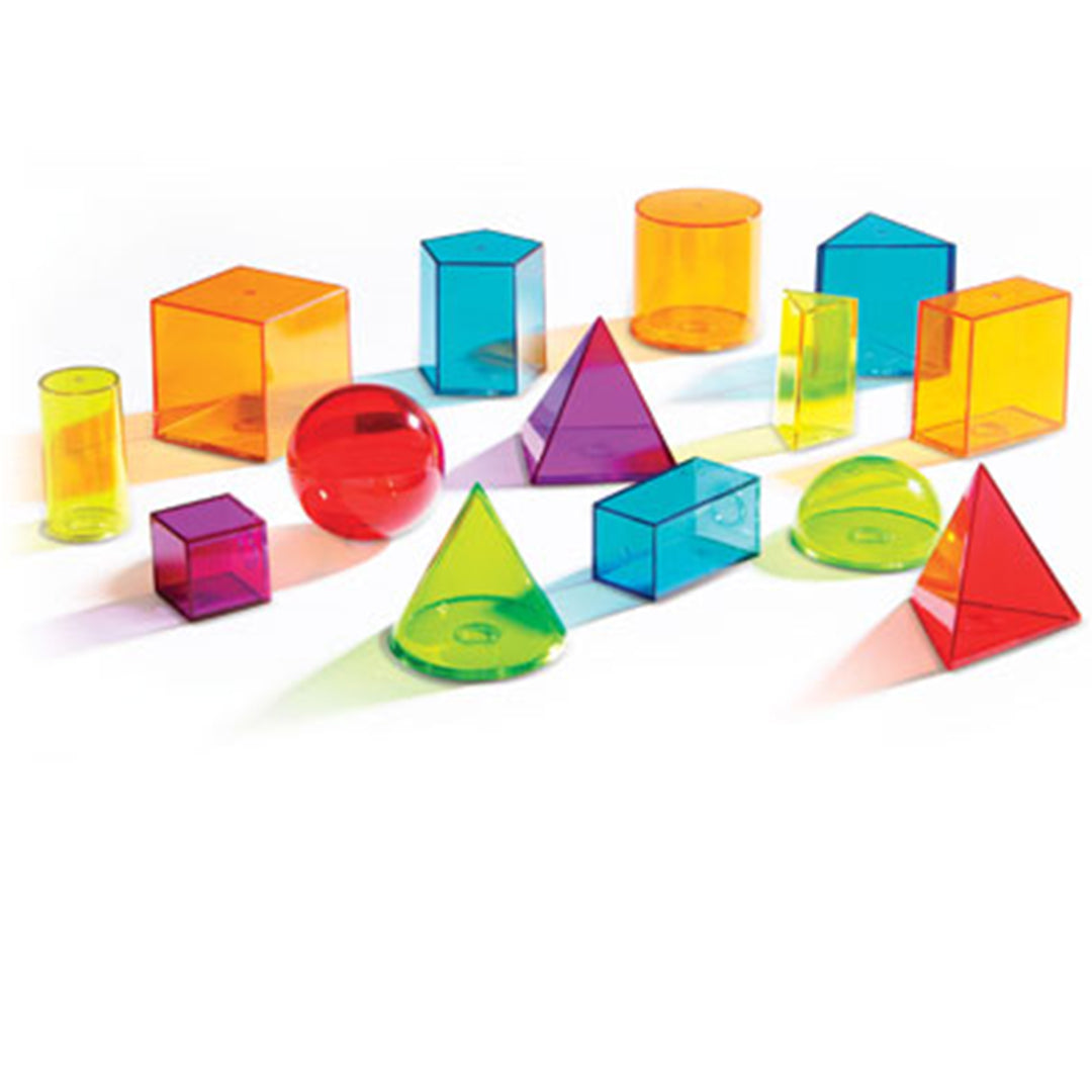 Buy Learning Resources View Thru Geometric Solids Set of 14 | Yallatoys.com
