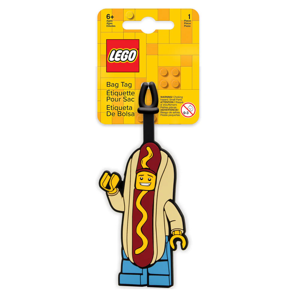 Buy Lego Minifigure Bag Tag Hot Dog Man | Yallatoys.com