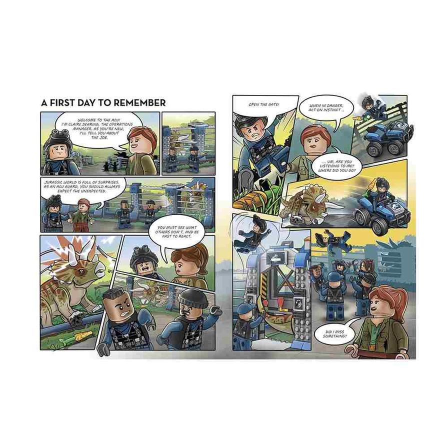 Buy Lego Jurassic World Dinosaur Adventures Activity Paperback Book with Minifigure | Yallatoys.com