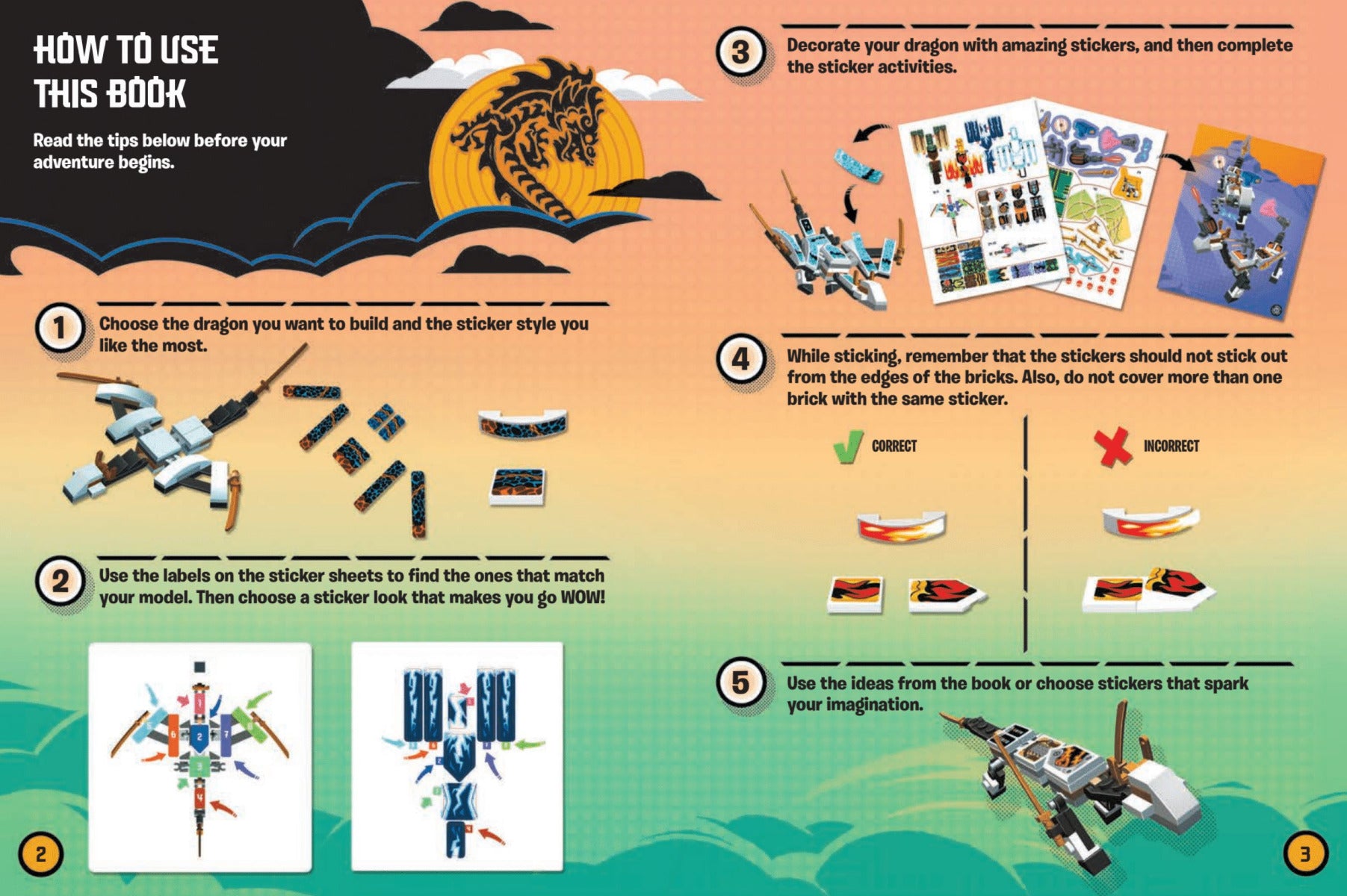 Buy Lego Ninjago Build And Stick Dragons | Yallatoys.com