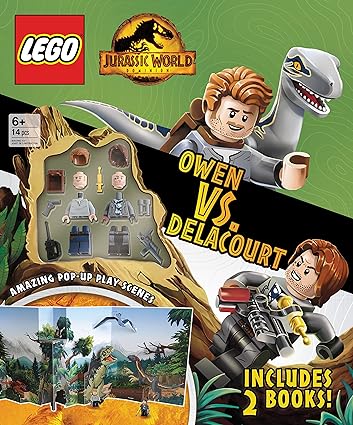 Buy Lego Jurassic World Owen Versus Delacour Book | Yallatoys.com