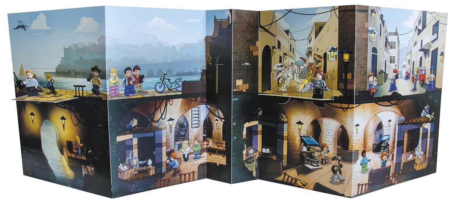 Buy Lego Jurassic World Owen Versus Delacour Book | Yallatoys.com