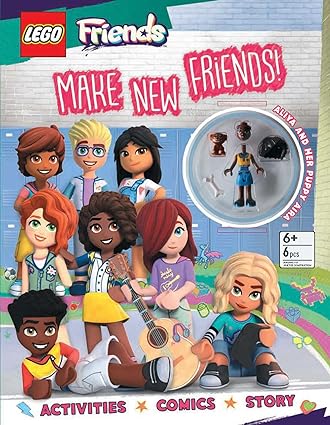Buy Lego Friends Make New Friends Activity Book with Minifigure | Yallatoys.com