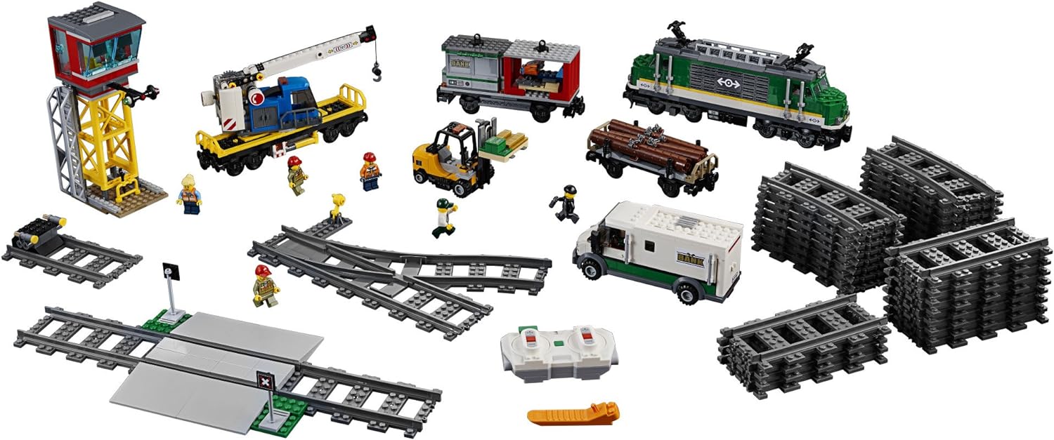 Buy Lego City Cargo Train 60198 Exclusive Remote Control Train Building Set with 1226pcs | Yallatoys.com