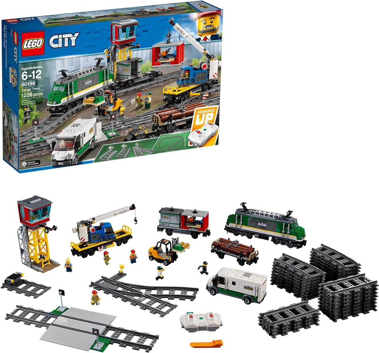 Buy Lego City Cargo Train 60198 Exclusive Remote Control Train Building Set with 1226pcs | Yallatoys.com