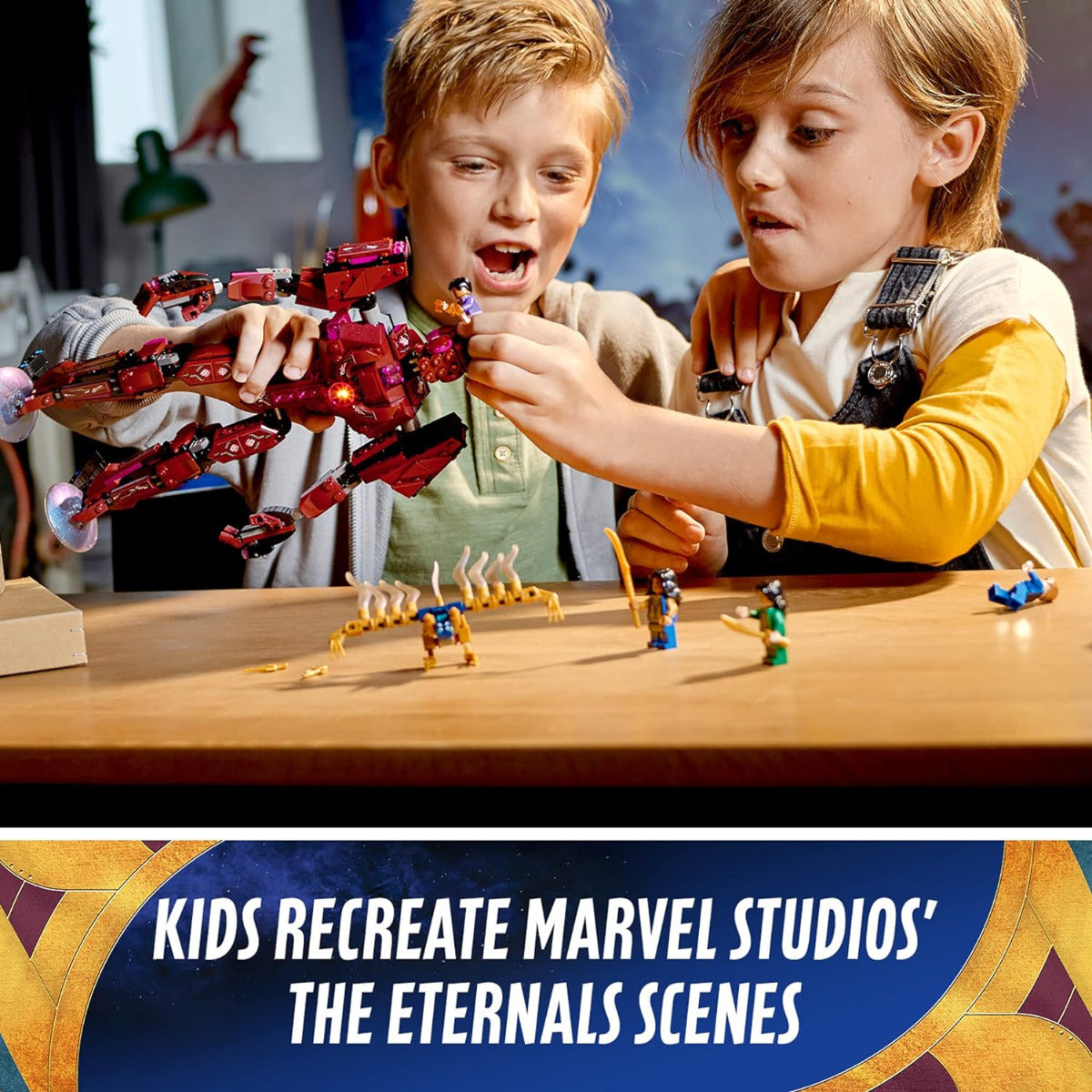 Buy Lego Marvel The Eternals in Arishems Shadow 76155 Building Kit with 493pcs | Yallatoys.com