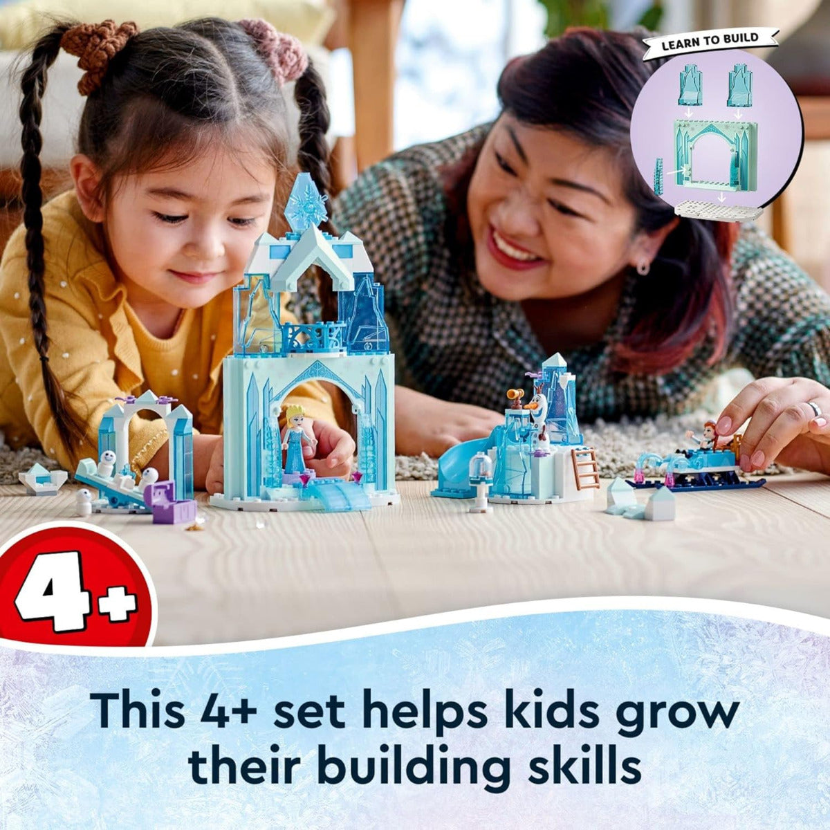 Buy Lego Disney Anna and Elsa Frozen Wonderland 43194 Castle Toy with 154pcs | Yallatoys.com