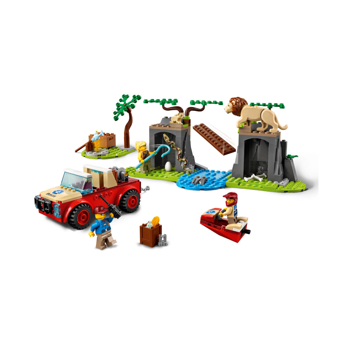 Buy Lego City Wildlife Rescue Off-Roader 60301 with 157pcs | Yallatoys.com