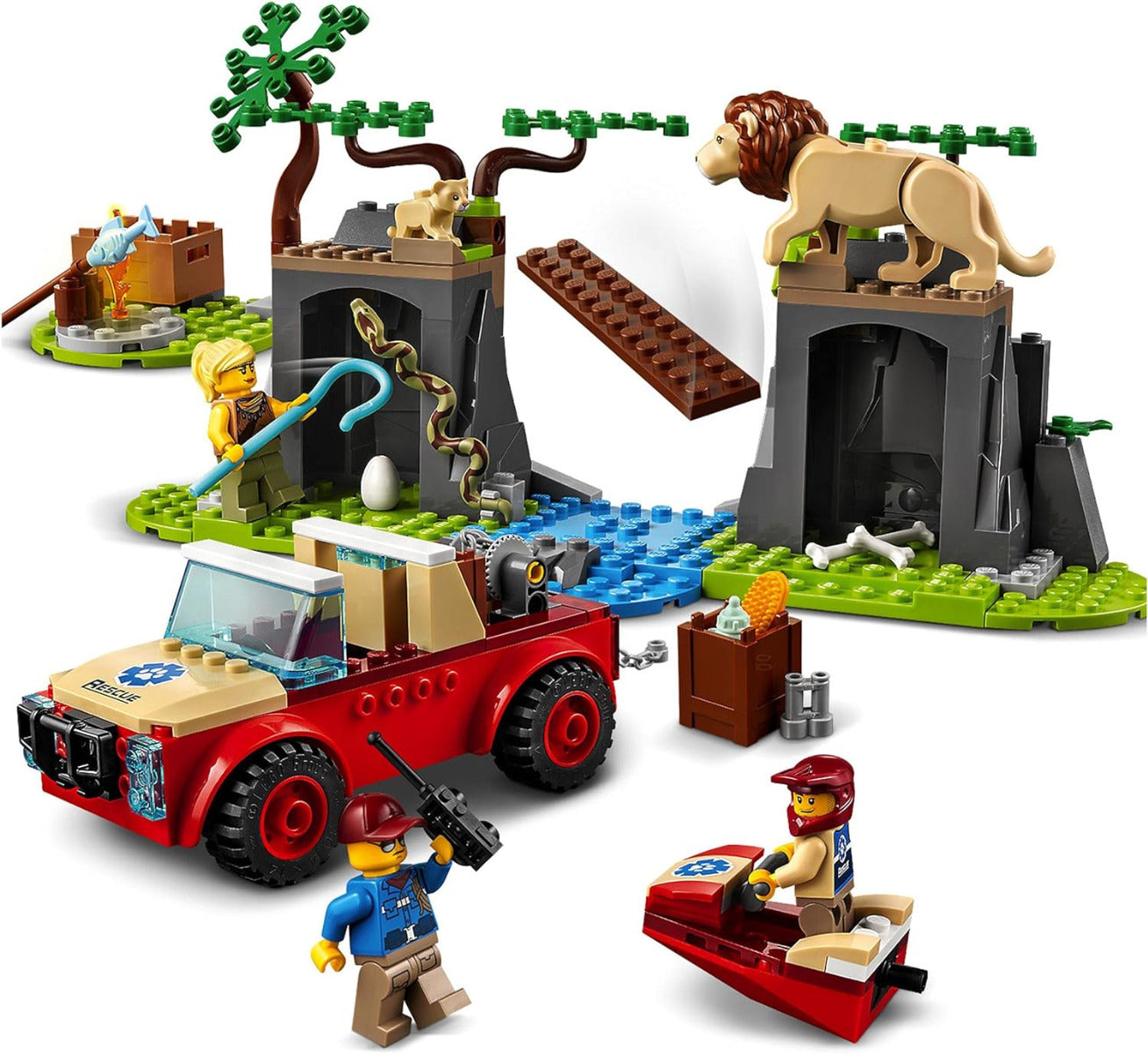 Buy Lego City Wildlife Rescue Off-Roader 60301 with 157pcs | Yallatoys.com