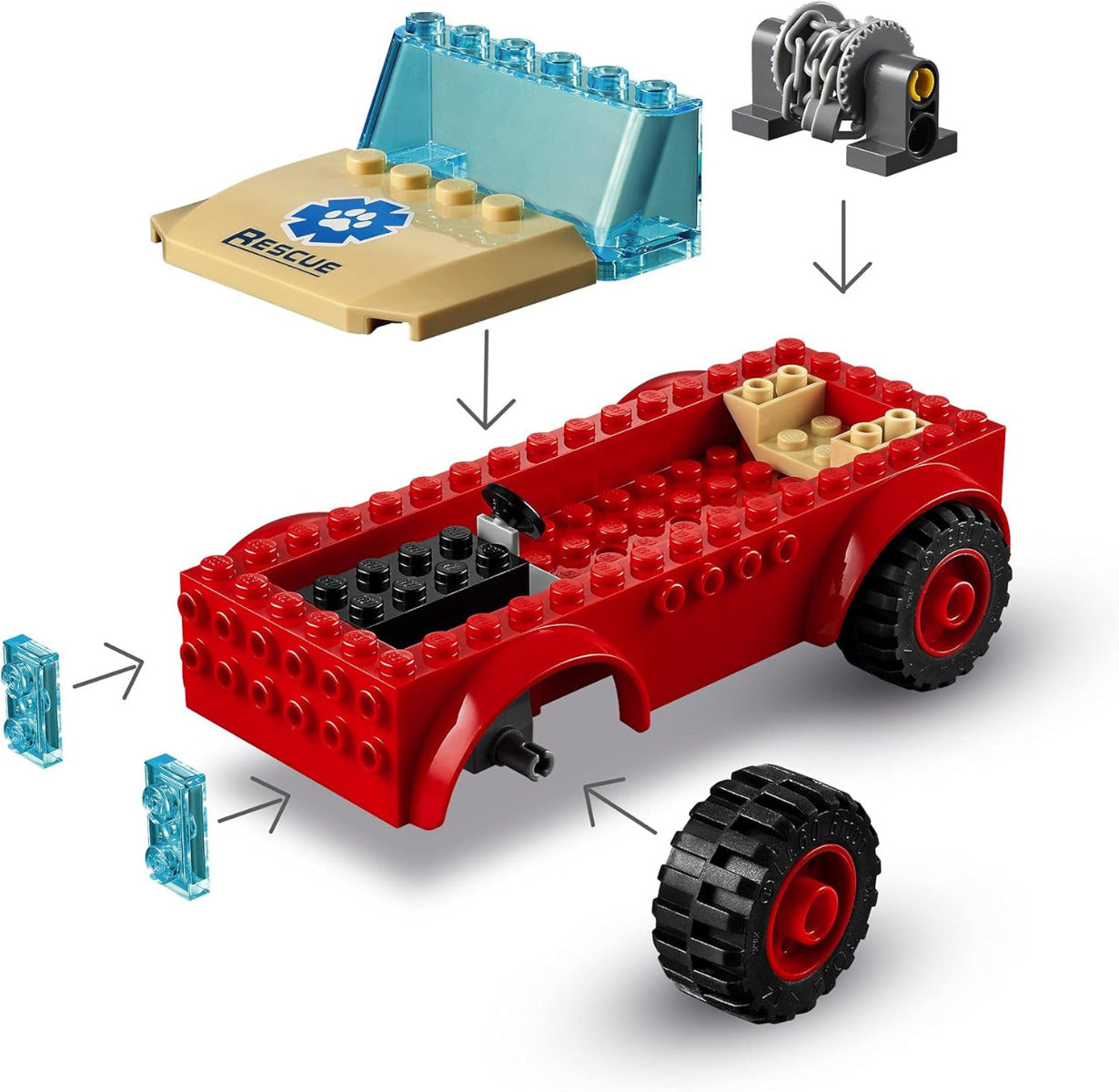 Buy Lego City Wildlife Rescue Off-Roader 60301 with 157pcs | Yallatoys.com