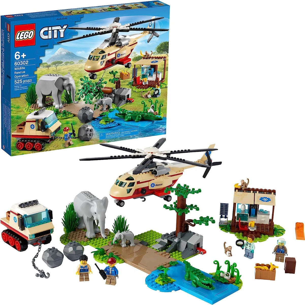 Buy Lego City Wildlife Rescue Operation Building Kit 60302 | Yallatoys.com