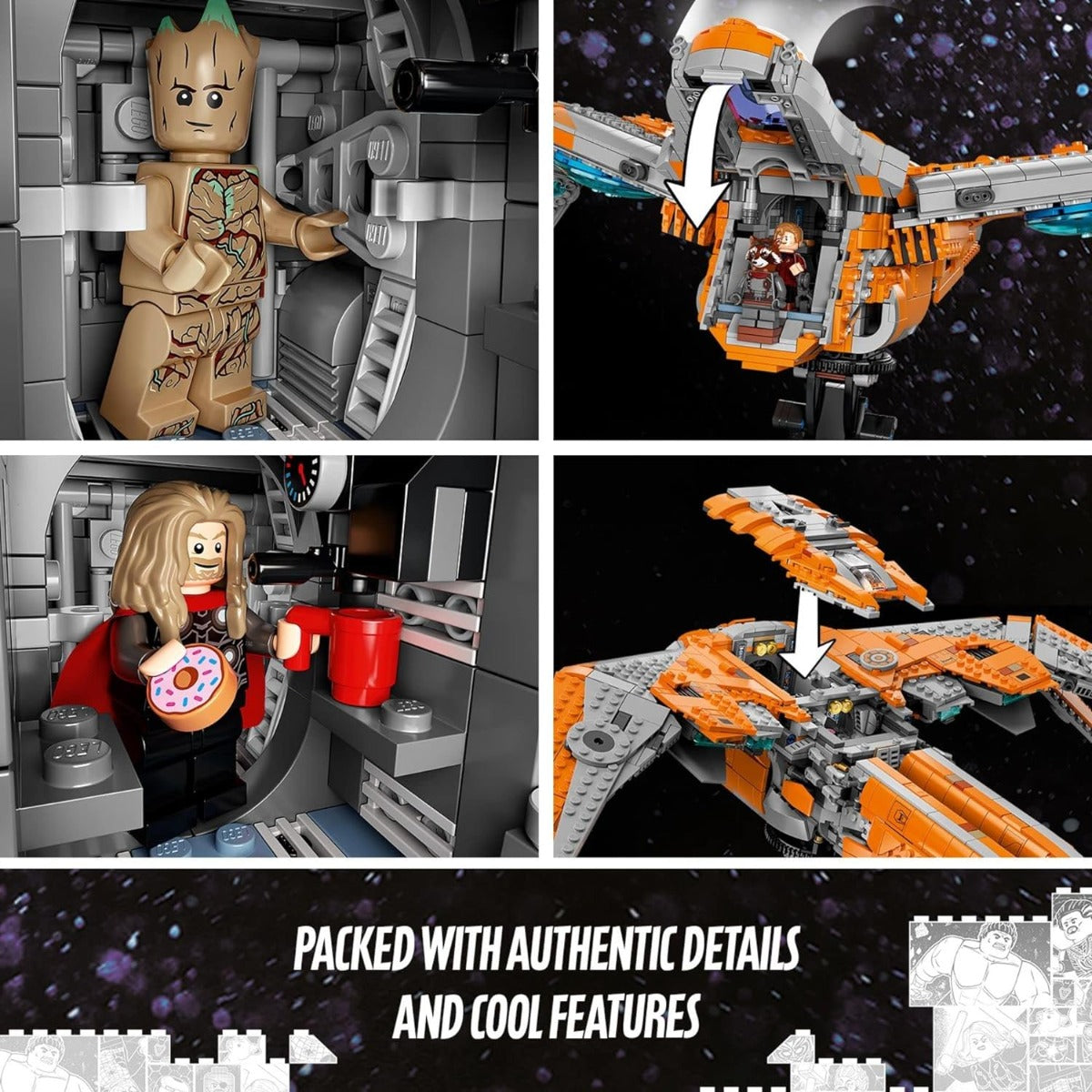 Buy Lego Marvel The Guardians' Ship 76193 with 1901pcs | Yallatoys.com