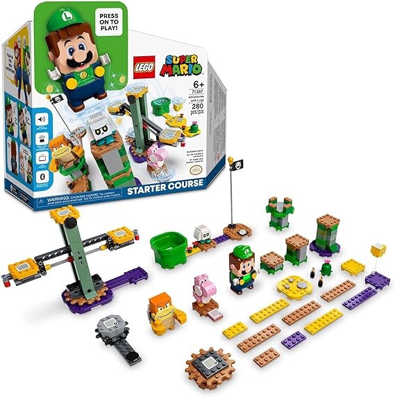 Buy Lego Super Mario Adventures with Luigi Starter Course 71387 with 281pcs | Yallatoys.com