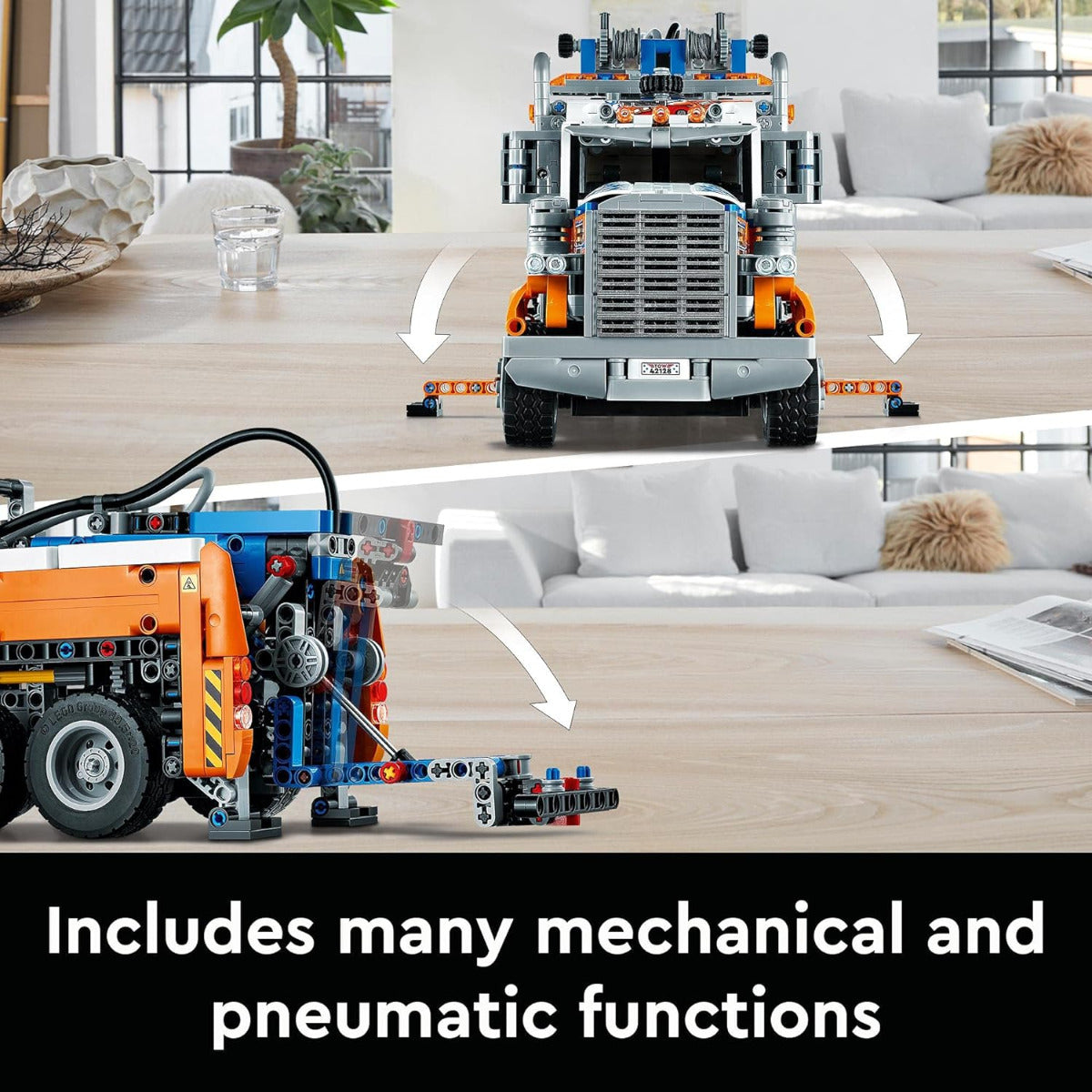 Buy Lego Technic Heavy-Duty Tow Truck 42128 with 2017pcs | Yallatoys.com