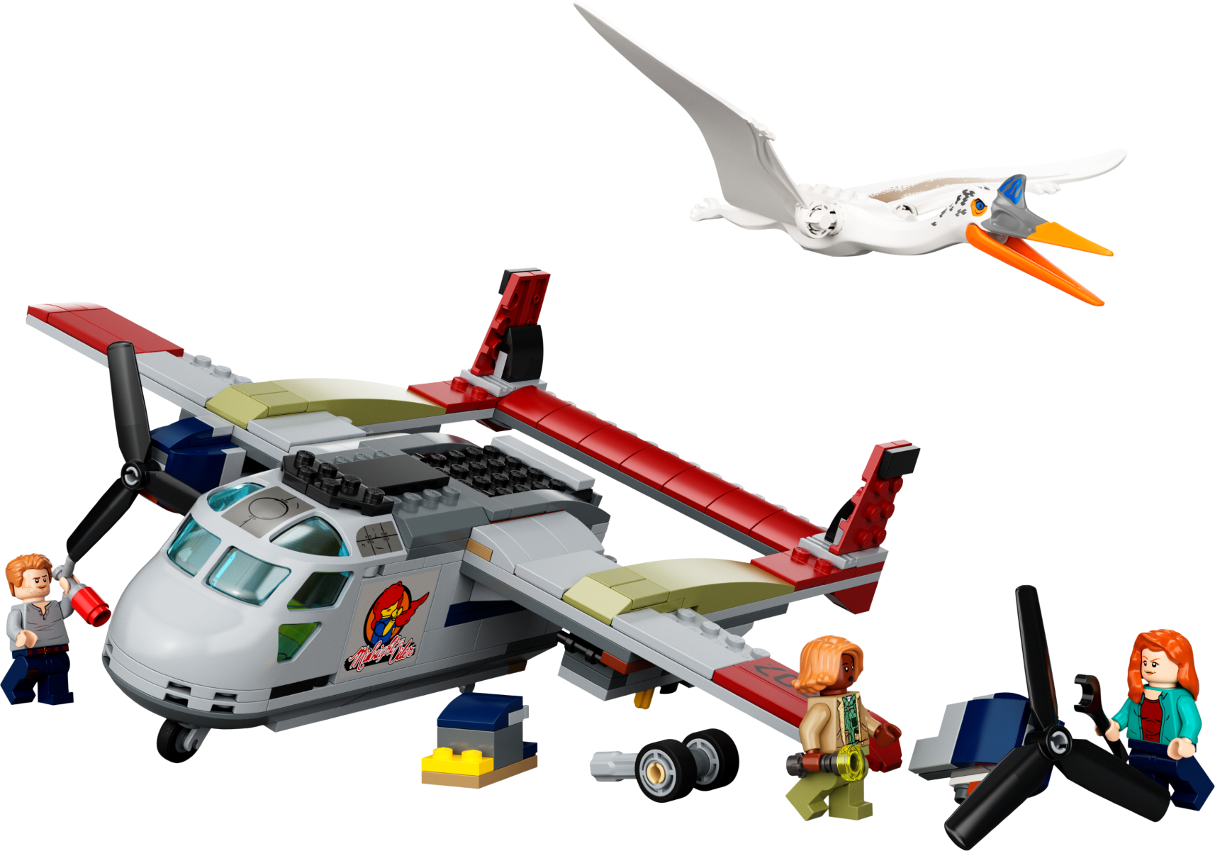 Buy Lego Jurassic World Quetzalcoatlus Plane Ambush Set 76947 with 306pcs | Yallatoys.com