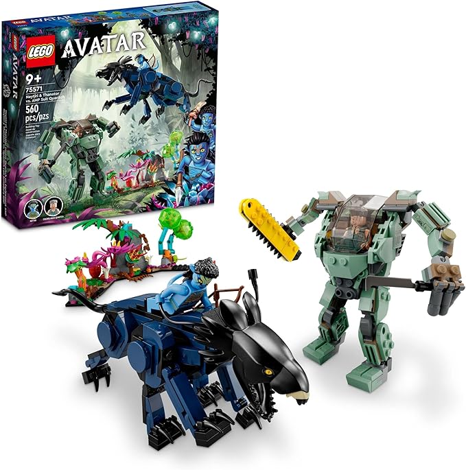 Buy Lego Avatar Neytiri and Thanator VS AMP Suit Quaritch 75571 with 560pcs | Yallatoys.com