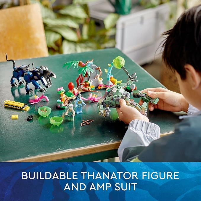 Buy Lego Avatar Neytiri and Thanator VS AMP Suit Quaritch 75571 with 560pcs | Yallatoys.com