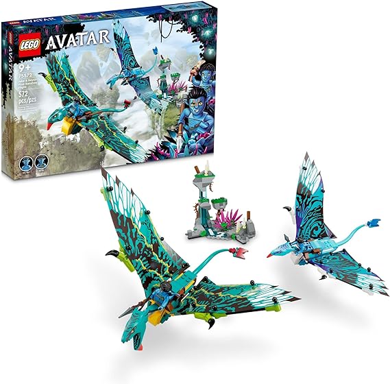 Buy Lego Avatar Jake and Neytiri First Banshee Flight Building Kit 75572 with 572pcs | Yallatoys.com