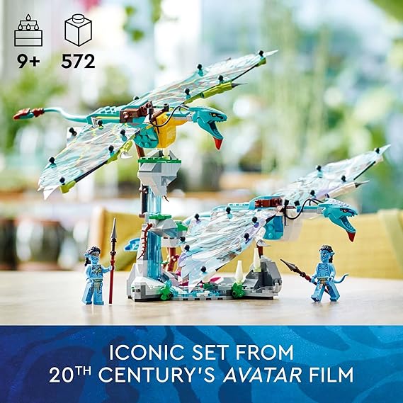 Buy Lego Avatar Jake and Neytiri First Banshee Flight Building Kit 75572 with 572pcs | Yallatoys.com